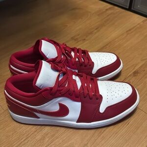 Size 13 Jordan 1 low Cardinal Red